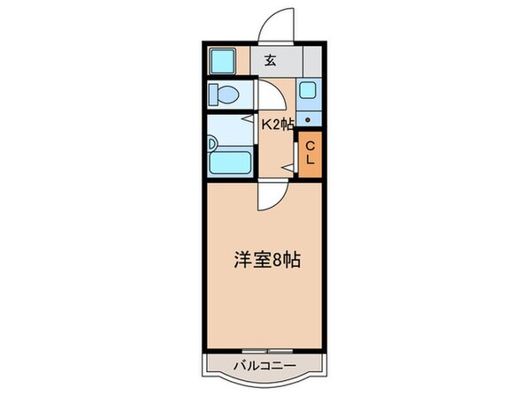 ベルコート三好Ⅰの物件間取画像